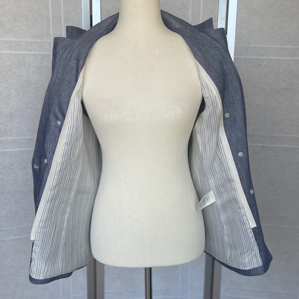 NWOT Veronica Beard Blue Kelson Dickey Jacket sz 8 - Picture 7 of 15
